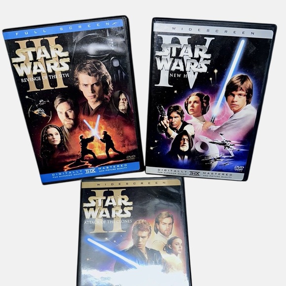 Other - DVD - 3-film Pack - Star‎ Wars Episodes 2, 3, And 4 - Great Condition